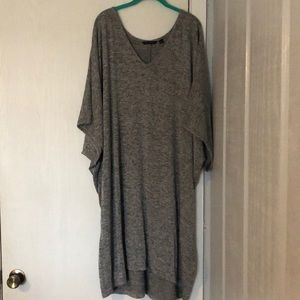 Grey Sweater Dress 2X